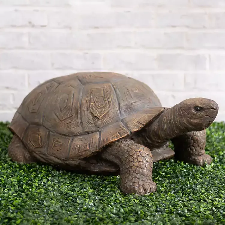 Garden Statues-Kirklands Home Tortoise Statue Gray