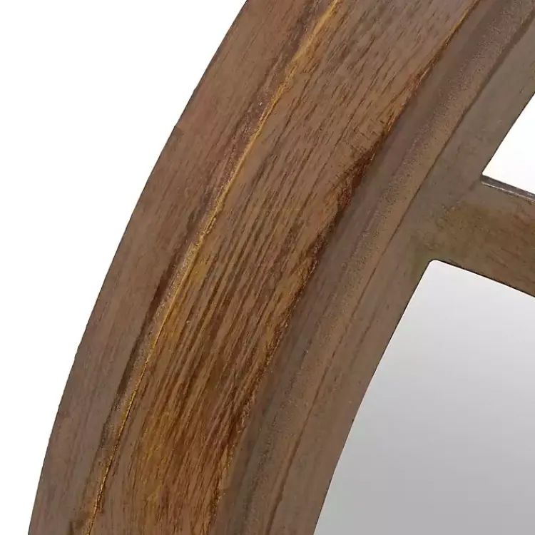 Decorative Mirrors-Kirklands Home Natural Sadie Arch Mirror Brown