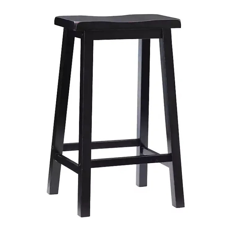 Bar Stools & Counter Height Stools-Kirklands Home Antique Bar Stool Black