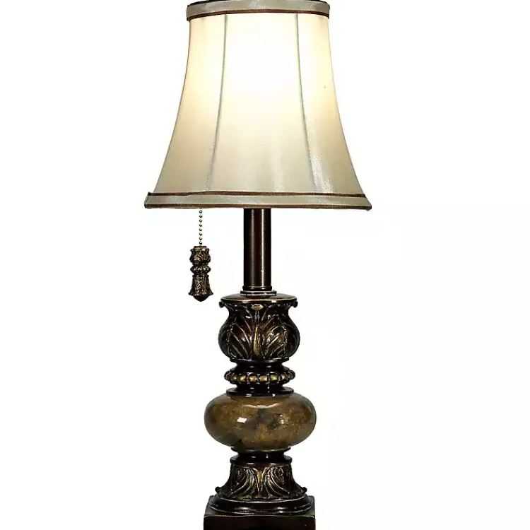 Table Lamps-Kirklands Home Trieste Marble Table Lamp Ivory