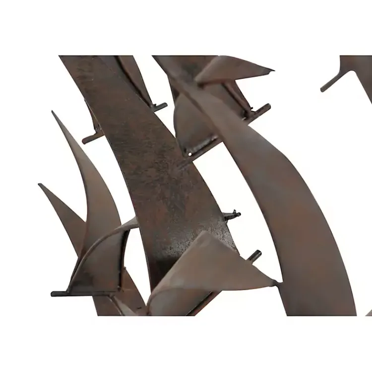 Wall Plaques-Kirklands Home Bronze Birds Metal Wall Plaque Brown