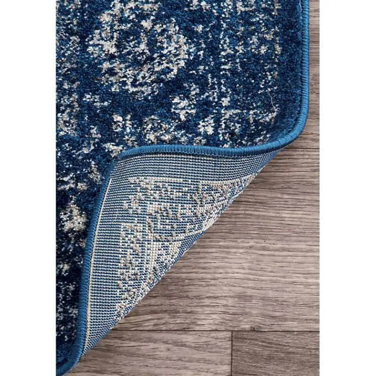 Area Rugs-Kirklands Home Dark Verona Area Rug, 5x7 Blue