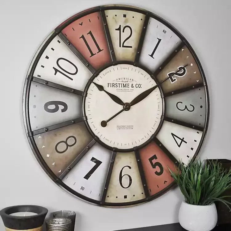 Clocks-Kirklands Home Color Motif Wall Clock