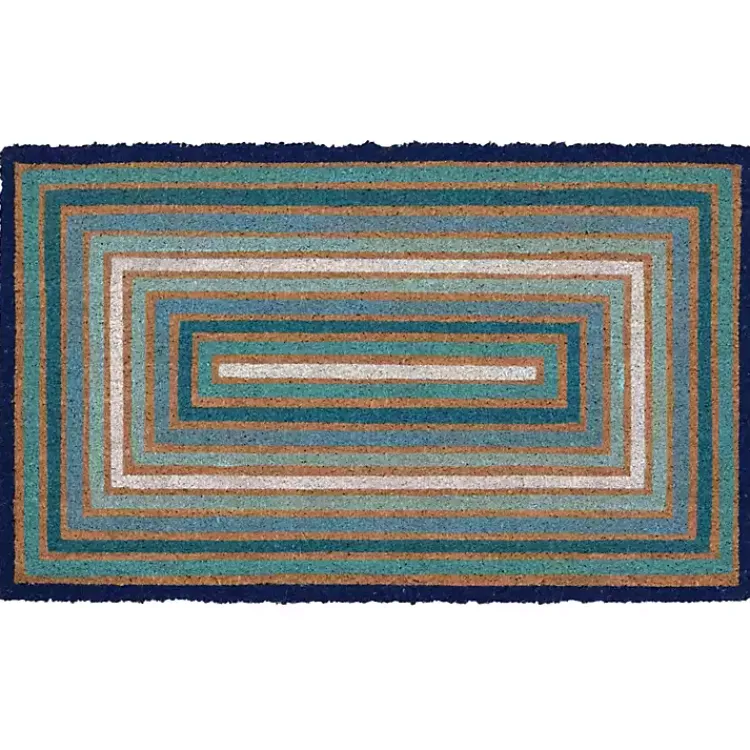 Doormats-Kirklands Home Blue Boxes Doormat