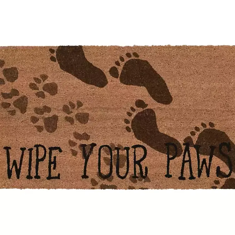 Doormats-Kirklands Home Wipe Your Paws Doormat Brown