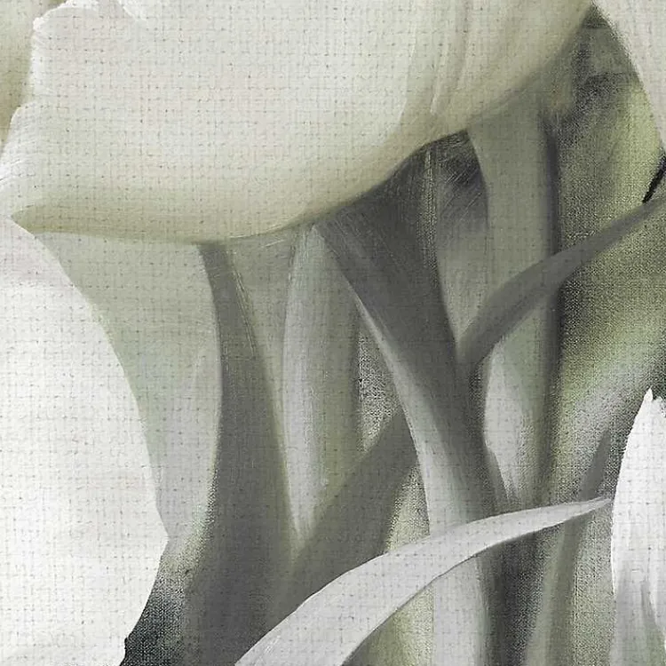 Canvas Art-Kirklands Home White Angelique Tulips Canvas Art Print, 40x30 in.