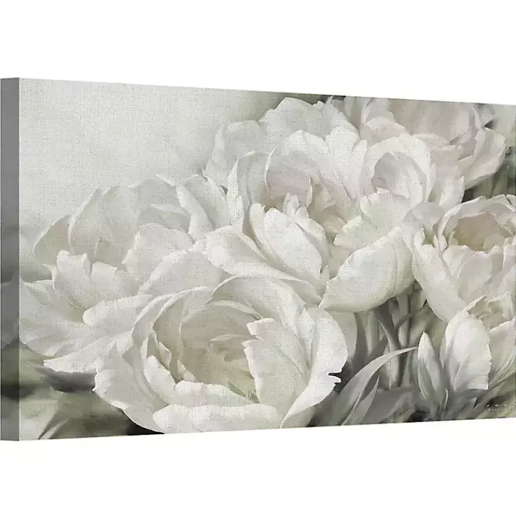 Canvas Art-Kirklands Home White Angelique Tulips Canvas Art Print, 40x30 in.