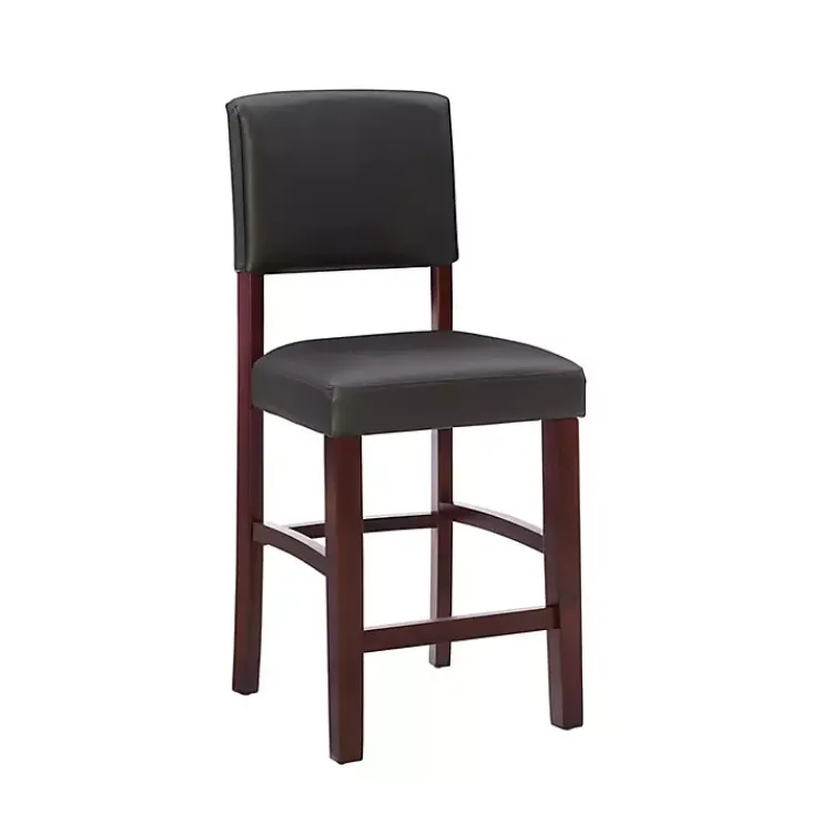 Bar Stools & Counter Height Stools-Kirklands Home Sydney Espresso Counter Stool Brown
