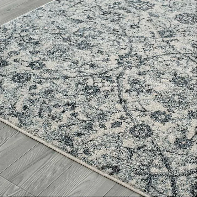 Area Rugs-Kirklands Home Light Blue Alex Area Rug, 5x7