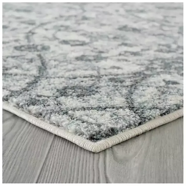 Area Rugs-Kirklands Home Light Blue Alex Area Rug, 5x7