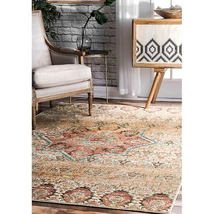 Area Rugs-Kirklands Home Traditional Doreen Medallion Area Rug, 8x11