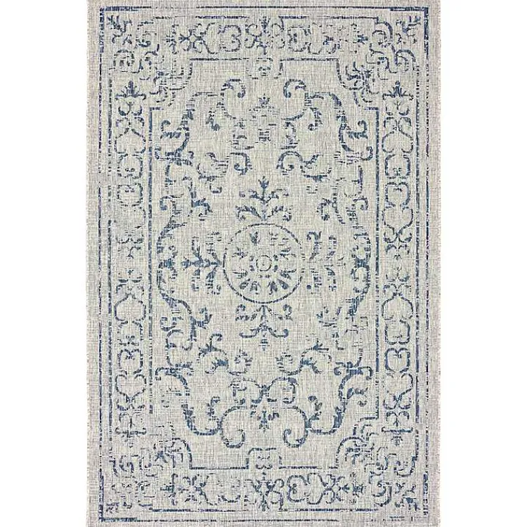 Outdoor Rugs-Kirklands Home Classicism Sun Shower Outdoor Area Rug, 5x8