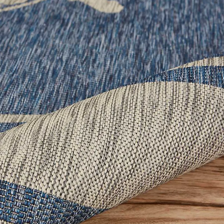 Outdoor Rugs-Kirklands Home Captiva Nautical Helm Outdoor Area Rug, 5x7