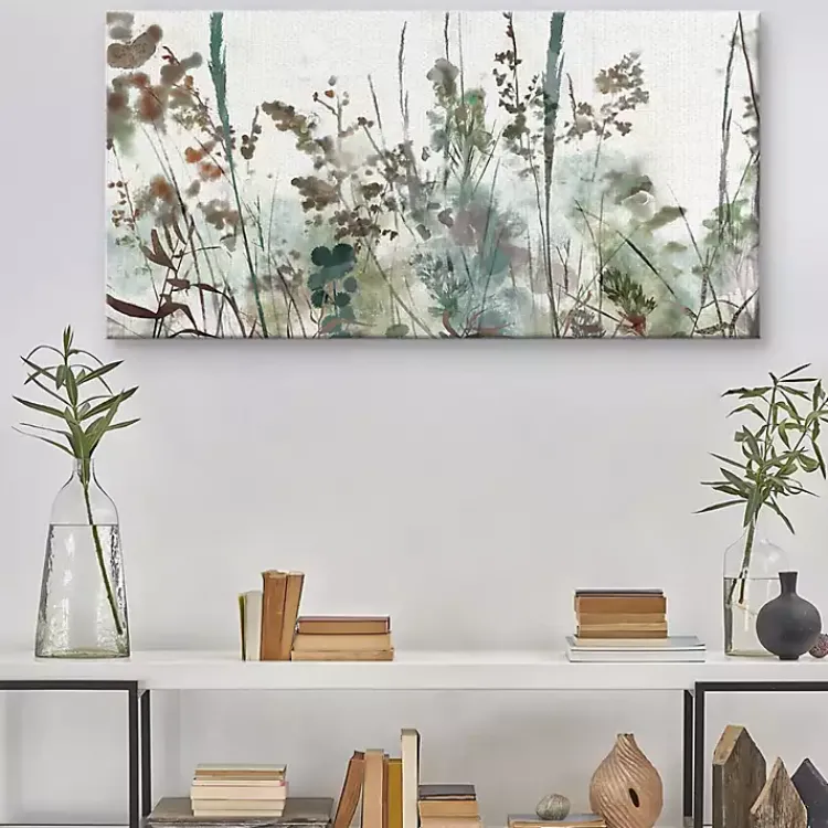 Canvas Art-Kirklands Home Autumn Reeds Panel Canvas Art Print Multi