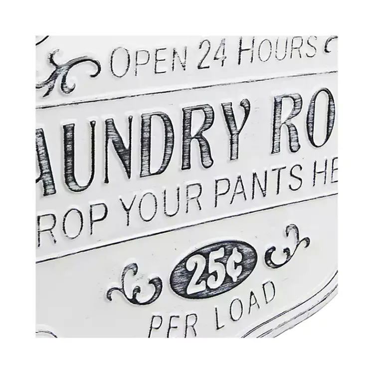 Wall Quotes & Signs-Kirklands Home Enamel Laundry Room Wall Plaque