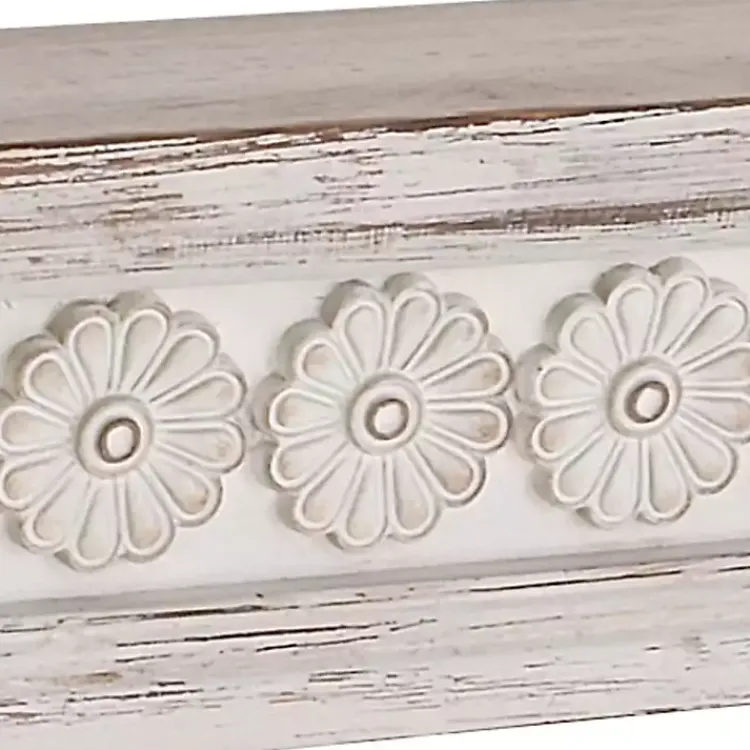 Shelves-Kirklands Home Ornate Farmhouse Wooden Wall Shelf, 36 in.