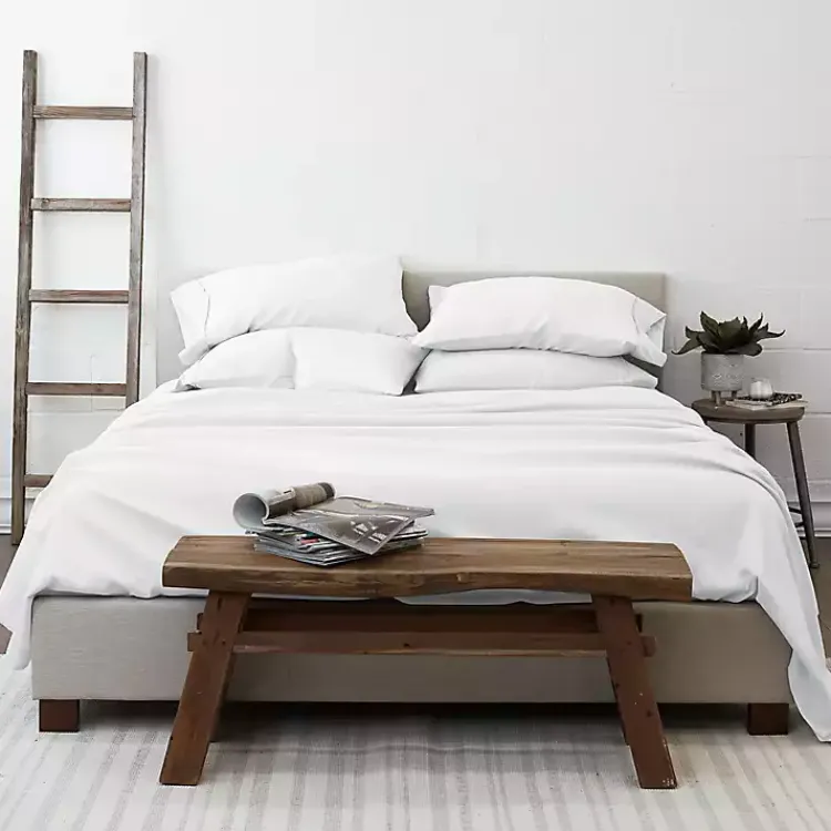 Bed Sheets-Kirklands Home Ultra Soft 6-pc. California King Sheet Set White