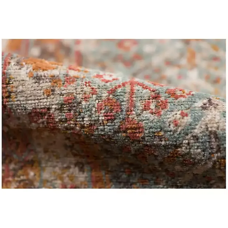 Area Rugs-Kirklands Home Sea Blue Eaton Transitional Area Rug, 7x9