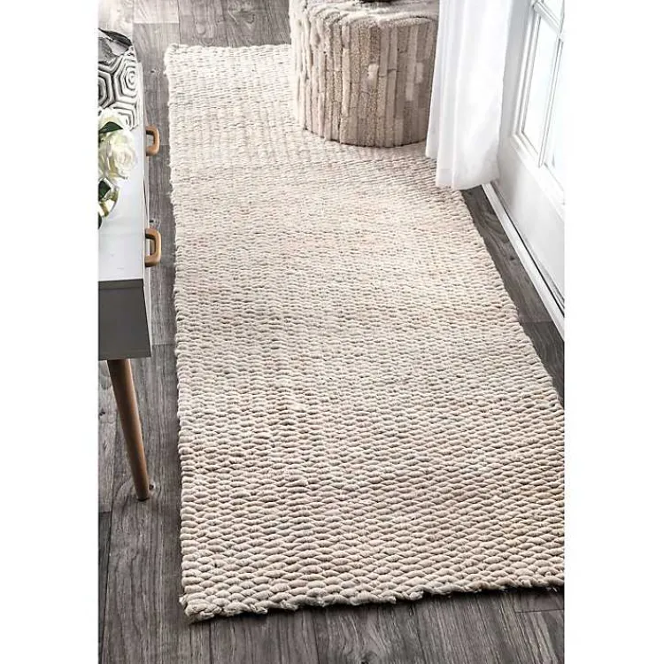 Accent Rugs-Kirklands Home Halsey Runner Ivory