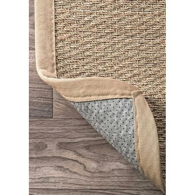 Area Rugs-Kirklands Home Natural Seagrass Percey Area Rug, 8x10 Tan