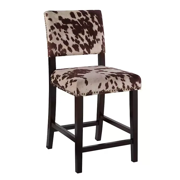 Bar Stools & Counter Height Stools-Kirklands Home Udder Madness Counter Stool Brown