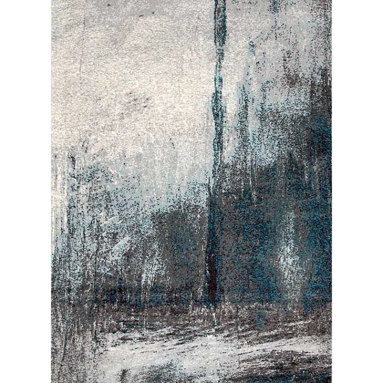 Area Rugs-Kirklands Home Blue Nora Abstract Area Rug, 5x8