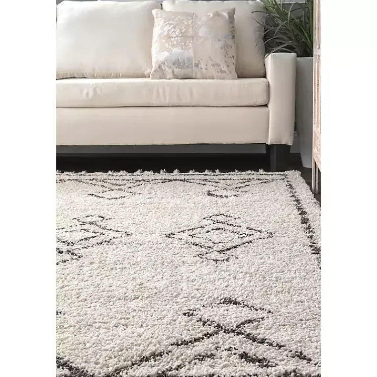 Area Rugs-Kirklands Home Macey Moroccan Diamond Area Rug, 5x8