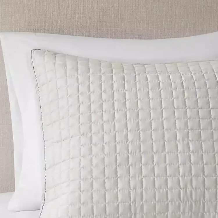 Bedspreads & Coverlets-Kirklands Home Nash 3-pc. Reversible King Coverlet Set Gray