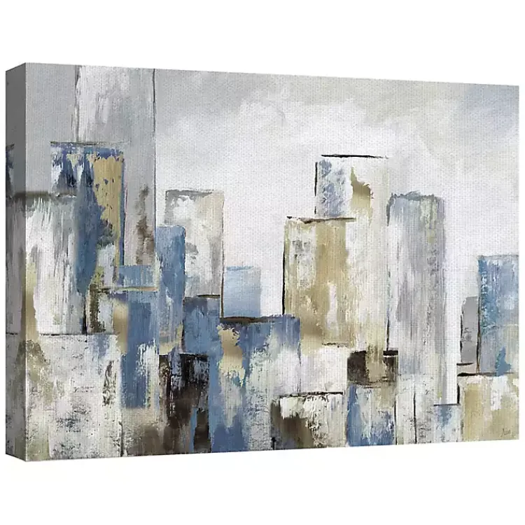 Canvas Art-Kirklands Home Blue City Canvas Art Prints, Set of 2