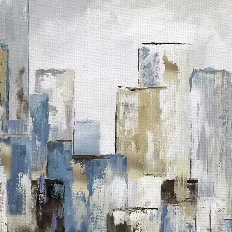 Canvas Art-Kirklands Home Blue City Canvas Art Prints, Set of 2