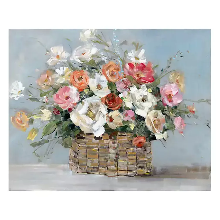 Canvas Art-Kirklands Home Fresh Flower Market Canvas Art Print Multi