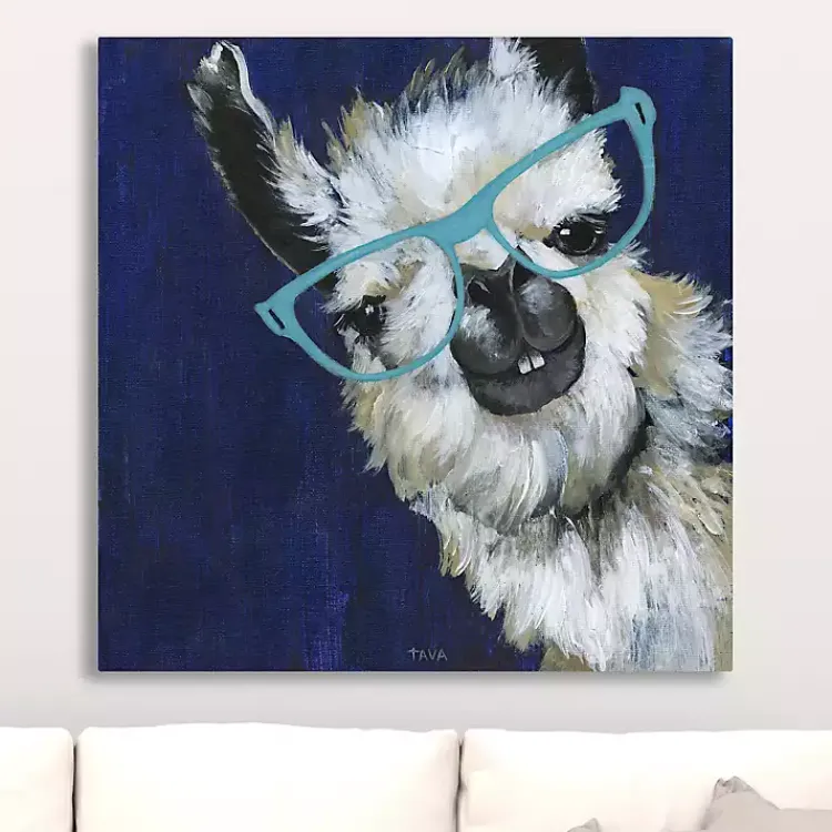Canvas Art-Kirklands Home Gentlemen Llama Canvas Art Print