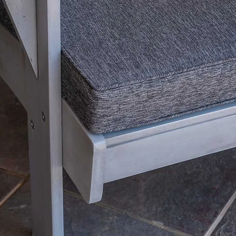 Outdoor Seating-Kirklands Home Lanier Chair with Cushion Gray