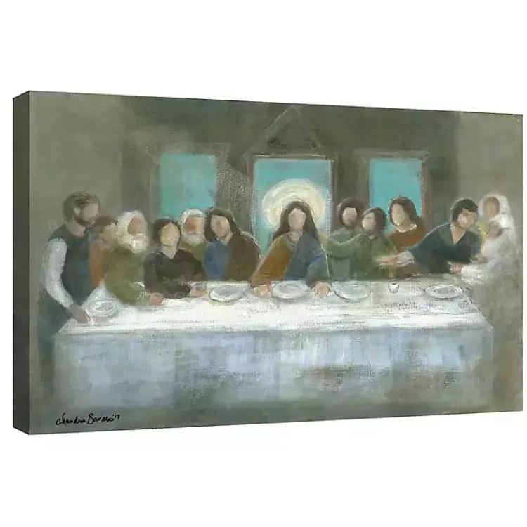 Canvas Art-Kirklands Home The Last Supper Canvas Art Print by Chandra Savaso Multi