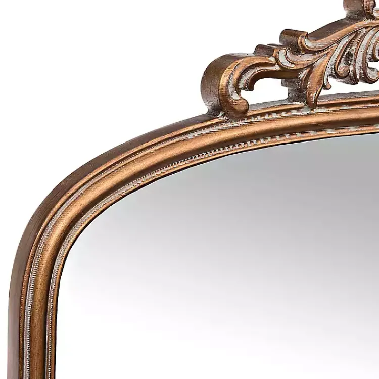 Decorative Mirrors-Kirklands Home Gold Bordeaux Ornate Scroll Mirror