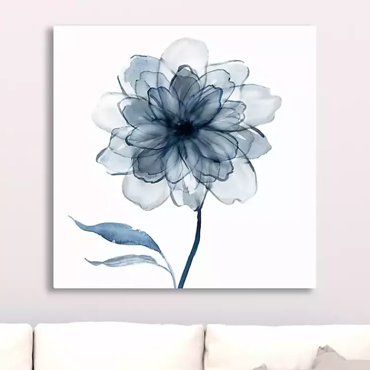 Canvas Art-Kirklands Home Indigo Bloom IV Giclee Canvas Art