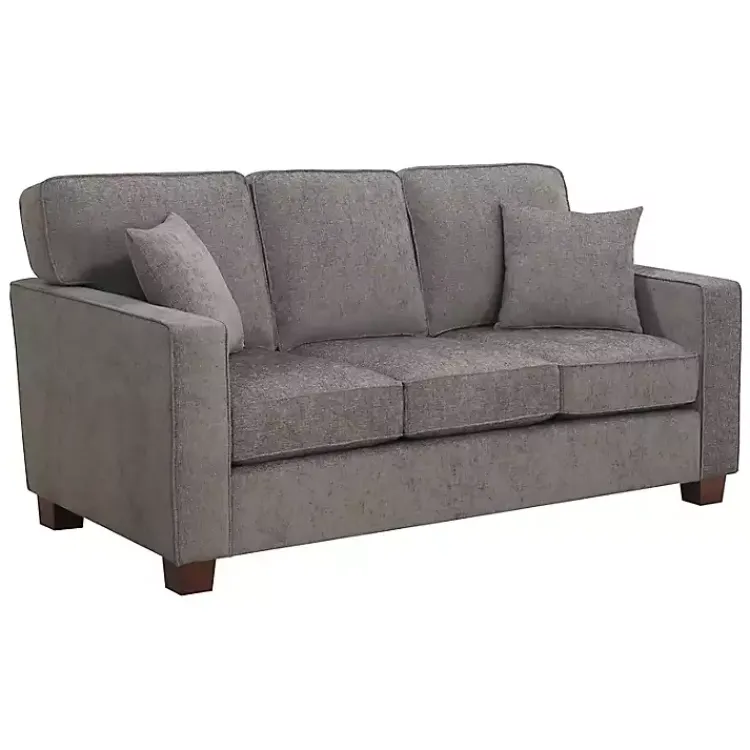 Sofas & Loveseats-Kirklands Home Taupe Rutledge Sofa Gray
