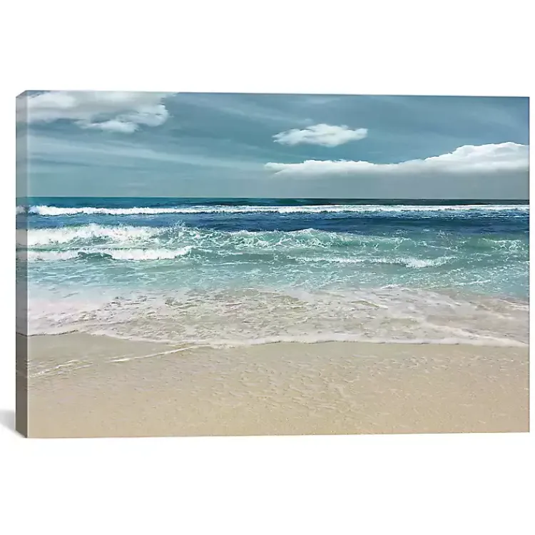 Canvas Art-Kirklands Home Symphony of the Sea Giclee Canvas Art Print, 26x18 Blue