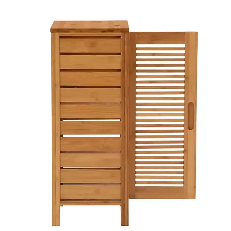 Bathroom Furniture-Kirklands Home Bamboo Sumter Cabinet