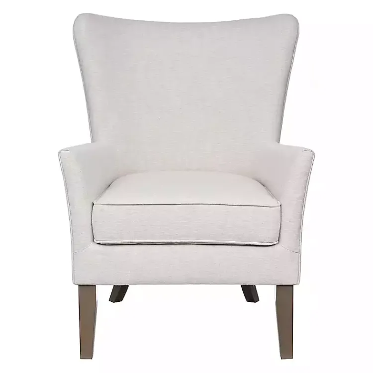 Accent Chairs-Kirklands Home Upholstered Armchair Ivory