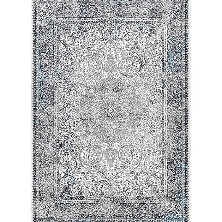 Area Rugs-Kirklands Home Delany Persian Inspired Area Rug, 5x8 Blue
