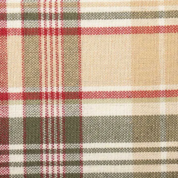 Table Linens-Kirklands Home Give Thanks Plaid Table Runner, 72 in.