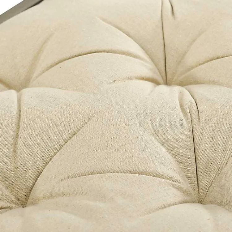 Benches & Ottomans-Kirklands Home Gray Wash Entryway Bench and Storage Bins Tan