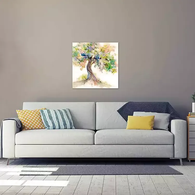 Canvas Art-Kirklands Home Watercolor Tree Of Life Canvas Art Print