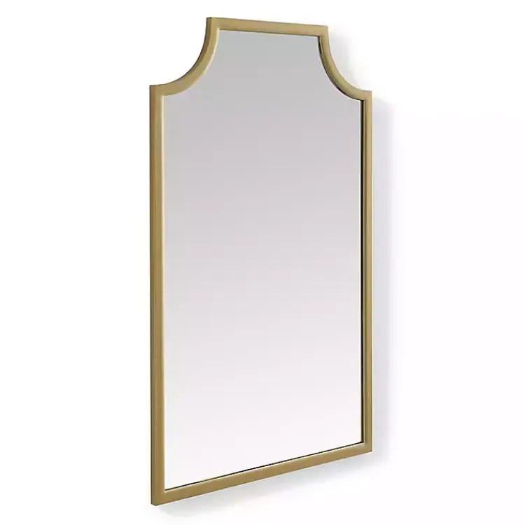 Decorative Mirrors-Kirklands Home Metal Abigail Mirror Gold