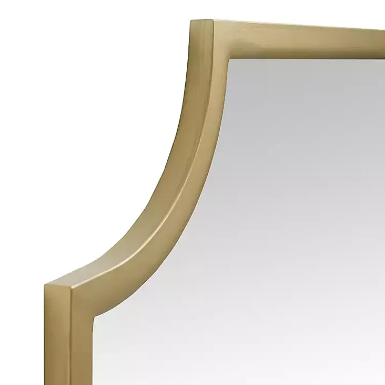 Decorative Mirrors-Kirklands Home Metal Abigail Mirror Gold