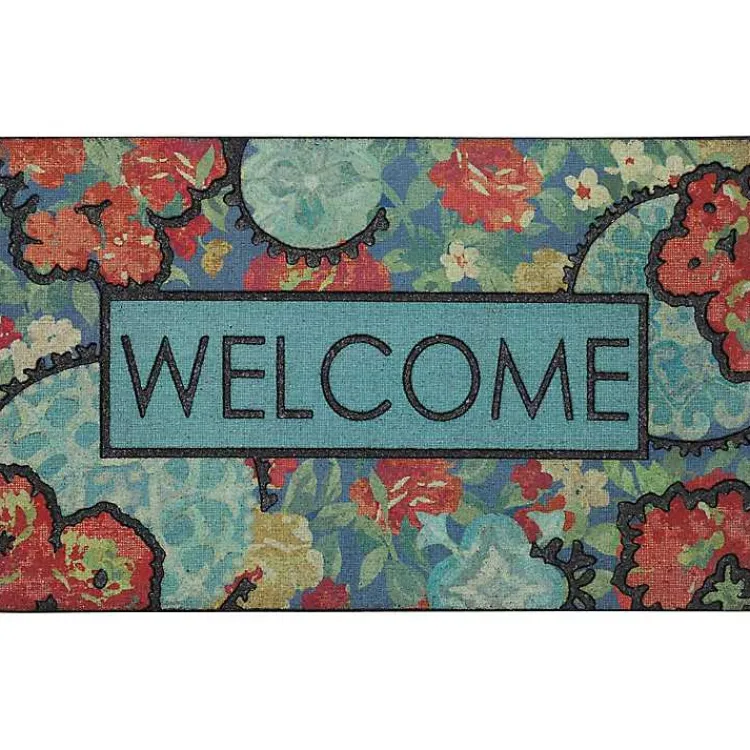 Doormats-Kirklands Home Floral Ethereal Doormat Multi