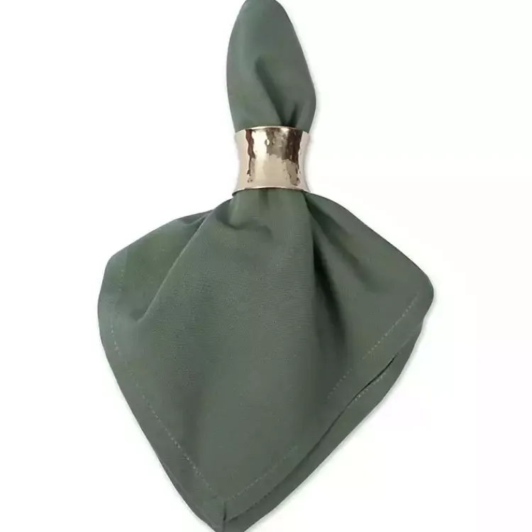 Table Linens-Kirklands Home Sage Napkins, Set of 6 Green