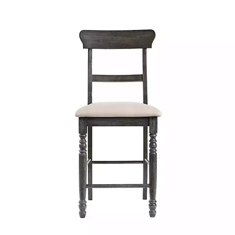 Bar Stools & Counter Height Stools-Kirklands Home Muse Counter Chairs, Set of 2 Gray