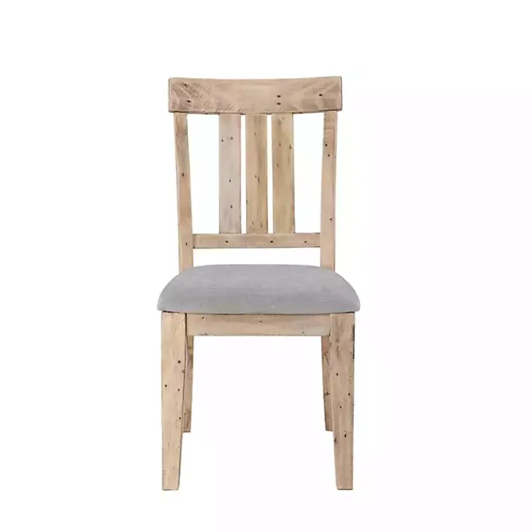 Dining Chairs-Kirklands Home Gray Natural Wooden Sonoma Dining Chairs, Set of 2 Tan